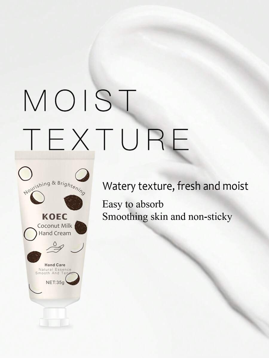 Coconut Milk Hand Cream Perfumed Hand Cream 35G, Softens & Smooths