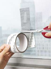 1卷素色窗戶螢幕貼紙 - 灰色 - 查看 1