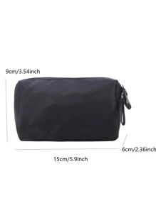 Túi đựng mỹ phẩm nylon chống thấm nước Túi đựng đồ trang điểm Hộp đựng mỹ phẩm thông thường Túi du lịch di động Túi trang điểm Dụng cụ trang điểm Hộp đựng đồ trang điểm Túi đựng đồ trang điểm Túi vệ sinh Túi giặt Phòng tắm Ký túc xá đại học cho phụ nữ Mẹ Mẹ Mẹ Quà tặng cho - màu đen - Xem 6