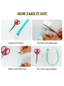 Long Straight Synthetic Hair Extension - Gold - View 8