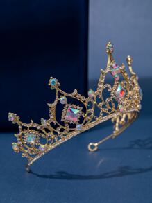 1入組女士水鑽裝飾奢華新娘頭帶適用於婚禮派對