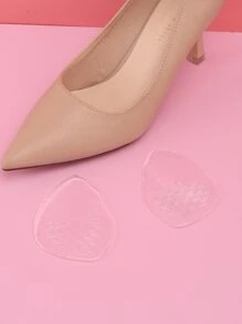 2 miếng đệm bàn chân trước chống trượt, phụ kiện giày trong suốt thoải mái cho máy bơm - Trong sáng - Xem 5