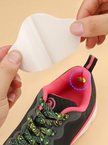 4入組極簡鞋垫白色滌綸中性配件適用於鞋 - 白色 - 查看 1