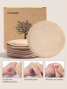 Juego de 10 toallas desmaquillantes MAANGE con caja, toallas faciales suaves y amigables con la piel, herramientas de limpieza fáciles de transportar para viajes, cuidado de la piel, decoración de habitaciones, decoración del hogar, decoración del dormitorio, baño, regalos de Navidad, decoración del baño, viajes, artículos de viaje, boda, fiesta de Navidad, regalos para mamá, hogar, habitación, decoración de la casa, regalo de Navidad, regalos para mamá, cumpleaños, decoración de habitación rosa, decoración de la sala de estar, dormitorio, regalos para hombres, regalos para papá, setas, Año Nuevo, mamá, accesorios, regalos para papá, amigos, regalo divertido