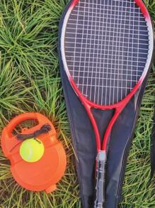 Tennis Training Base With Tennis - Orange - View 2