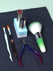 FULL BEAUTY 20pcs Disposable Nail Art Table Mat Paper - Black - View 2