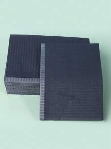 FULL BEAUTY 20pcs Disposable Nail Art Table Mat Paper - Black - View 3