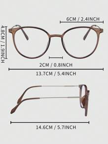 Round Frame EyeGlasses Accessories For Women