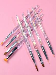 8入組美甲刷筆 - 彩色 - 查看 2