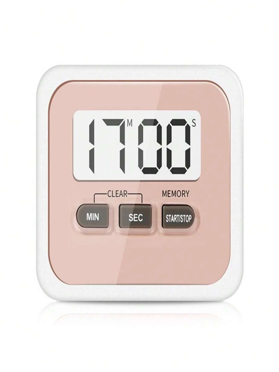Hẹn giờ điện tử nhà bếp 1 cái - Hồng - Xem 1