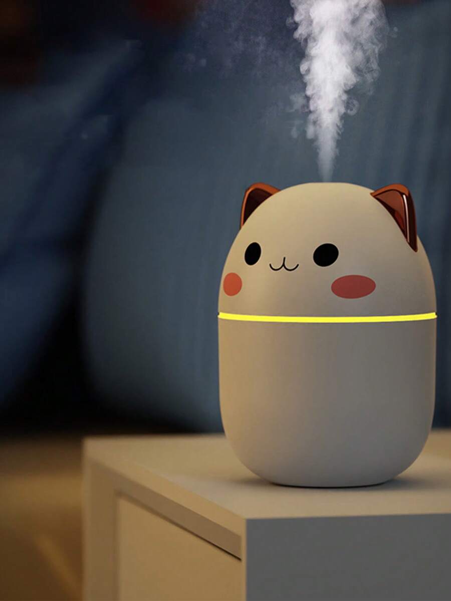 1入組貓貓設計加濕器 - 白色 - 查看 1