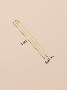 200 件 40 毫米眼別針適用於 DIY 珠寶製作項鍊耳環吊墜配件 - 金黃色 - 查看 2