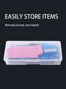 Storage Box Can For Nail Tools Or Cosmetics Storage Transparent Storage Box Plastic Package Nail Art Design Manicure Box, Room, Bathroom, House, Pink Room, Living Travel Stuff, Gift Bag, Gifts For Mom, Dad, Men, Friends, Teacher, Birthday, Wedding, Desk, Shelves, Accessories, Gift Boxes, Funny Gift, Storage Bag, Makeup Bag, Toiletry Bag, Desk Organiser, Cosmetic Bag, Makeup Pouch, Vanity Accessories, Make Up Pouch, Make Up Bags, Jewellery Box, Pouch, Makeup Brush Holder, Brush Holder, Perfume Organiser, Pouch Bag