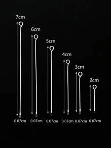 100 件眼頭別針，用於珠寶首飾製作 DIY 耳環