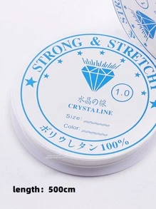 1卷透明DIY線 - 白色 - 查看 5