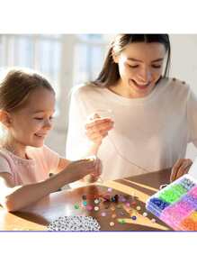 24 Lưới 6mm Tròn Óng ánh Ngọc trai Giả Hạt Để làm đồ trang sức DIY - Nhiều màu - Xem 3