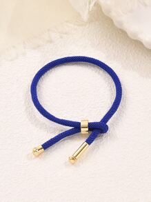 極簡素色手鏈 - 寶藍色 - 查看 10