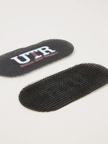 1包/2片装黑色尼龙魔术贴假发片，适用于头发、理发师、美发工具、美发产品、吹风机、头发、配件、美发产品、美发工具、美发用品、头发护理、卷发刷、理发师、理发师配件、美发设备、旅行必备、旅行必备、发型、美发、头发、旅行、美发产品、美发工具、美发用品、理发师、理发师配件、理发店、美发设备 - 彩色 - 查看 3