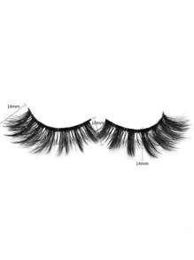 SHIDISHANGPIN 4pairs Pointed Cat Eye False Eyelashes