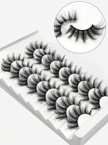 Manga Lashes，8对自然浓密假睫毛