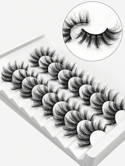 Manga Lashes, 8pairs Natural Volumized False Eyelashes