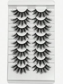 Manga Lashes，8对自然浓密假睫毛