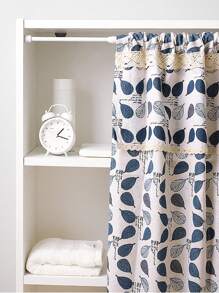 1 pieza liso Cortina de ducha Varilla - Blanco - Ver 12