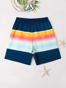 Boys Ombre Swim Shorts - Multicolor - View 1