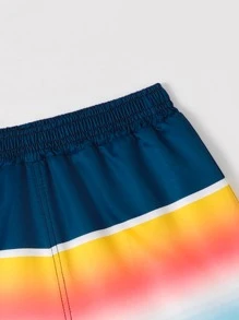 Boys Ombre Swim Shorts - Multicolor - View 4