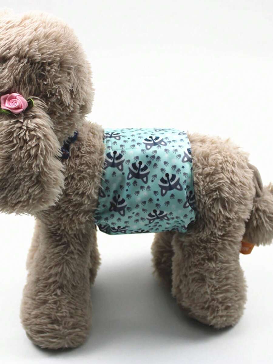 1入組爪印寵物衛生褲適用於狗和貓健康 - 彩色 - 查看 1