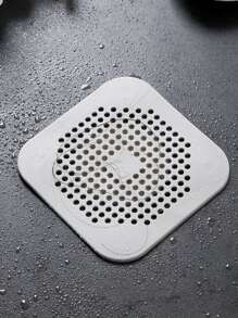 1pc Random Color Hair Catcher Drain Filter For Bathtub, Kitchen Sink And Shower, Anti-Clogging And Deodorizing Silicone Cover For Drainage Home Bathroom Decor - Grey - View 4