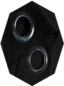 BONZER Rèm đơn màu trơn, rèm đơn polyester hiện đại cho ngoài trời - màu đen - Xem 3