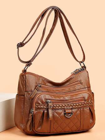 衍縫和編織細節流浪包復古