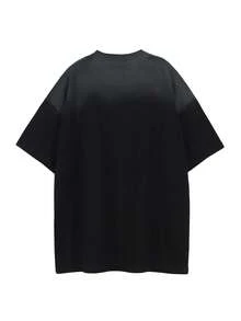 Áo thun & Áo lót Nam Lá thư Giải trí - màu đen - Xem 2