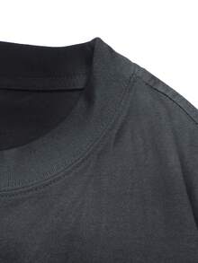 Áo thun & Áo lót Nam Lá thư Giải trí - màu đen - Xem 7