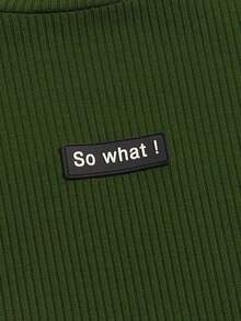 Manfinity Men Slogan Patched Tee & Plaid Drawstring Waist Shorts - Multicolor - View 5