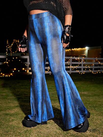 Pantalones acampanados de tie dye