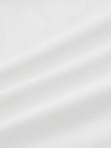 ROMWE PUNK 前繫帶後背十字交叉吊帶洋裝 - 白色 - 查看 3