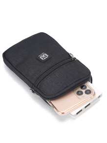 GAOLEMA Letter Patch Decor Belt Bag Mini Chest Bag College Bag Summer Dad Freshman For Books Multi-Functional Dorm University Gifts For Men Fall Christmas Scream Men Bag Travel Bag Sling Bag Thanksgiving Purse Holiday Storage Bag Messenger Bag Shoulder Bag Rider Bag Men Gifts Black Bag Hiking Student Large Capacity Multi-Functional Outdoor Portable Fashionable Casual Dad Gifts Boyfriend Gifts Vacation Funny Gifts Chest Bag For Men Side Bags For Men Satchel Bag Leather Bag Hobo Bag