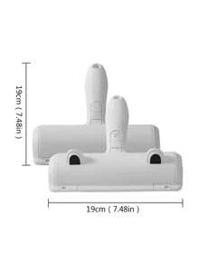 1入組多功能寵物脫毛劑滾輪適用於狗狗和貓適用於清潔 - 紅色 - 查看 3