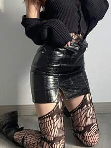 زوج من جوارب شبكية ذات نمط خفاش للنساء، للهالوين