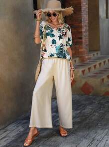 EMERY ROSE Bộ đồ hai mảnh nữ Nhiệt đới Boho - Nhiều màu - Xem 1