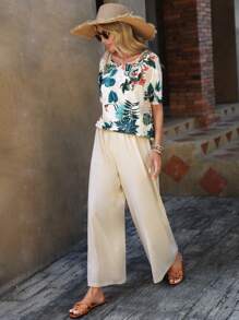 EMERY ROSE Bộ đồ hai mảnh nữ Nhiệt đới Boho - Nhiều màu - Xem 4