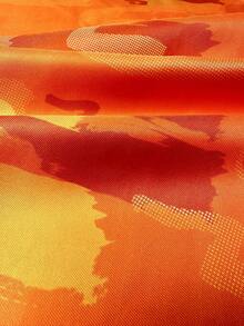 1入組女性圖形圖案時尚方巾適合女士日常裝飾 - 彩色 - 查看 5