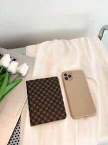 時尚 Pu 皮革護照夾,附花押字印花 - 彩色 - 查看 4