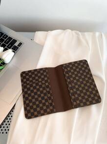 時尚 Pu 皮革護照夾,附花押字印花 - 彩色 - 查看 5