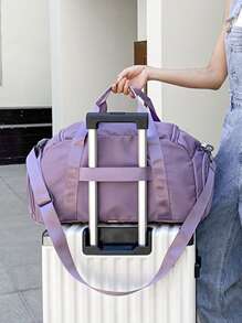 Large Capacity Training Bag Travel Bag - Purple - View 5
