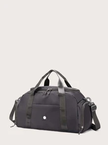 Large Capacity Training Bag Travel Bag - Grey - View 3