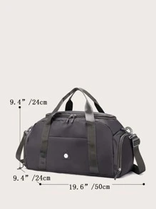 Large Capacity Training Bag Travel Bag - Grey - View 5