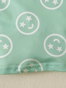Baby Boy Cartoon Graphic Tee & Shorts - Green - View 6